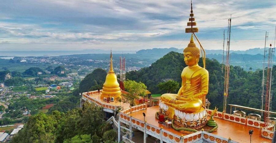 Krabi: Tiger Cave, Hot Springs and Emerald Pool Jungle Tour - Walking to the Emerald Pool through Thung Teao Forest