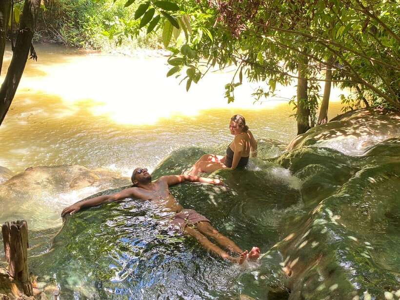 Krabi: Tiger Cave Temple, Emerald Pool and Hot Springs Tour - Lunch keeps the schedule moving