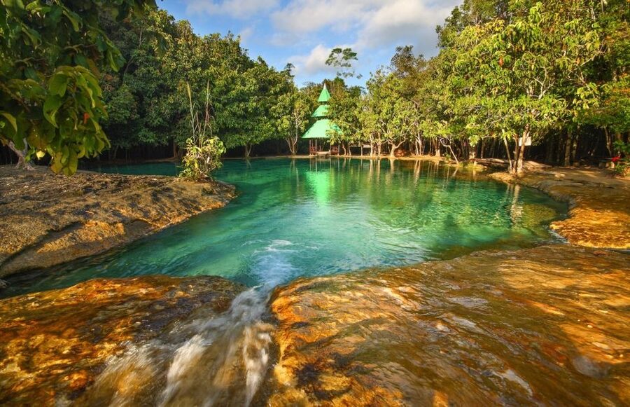 Krabi: Tiger Temple, Hot Springs & Crystal Pool Jungle Tour - Key points at a glance