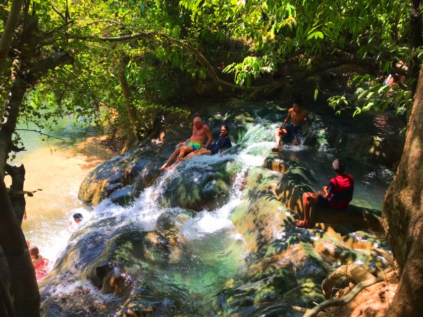 Krabi: Tiger Temple, Hot Springs & Crystal Pool Jungle Tour - Monkeys require ordinary caution