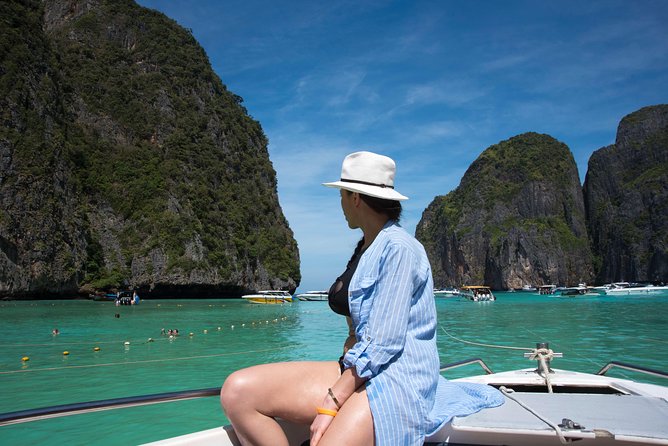 Krabi to Phi Phi Islands by Speedboat - Maya Bay and the cliffs of Phi Phi Ley