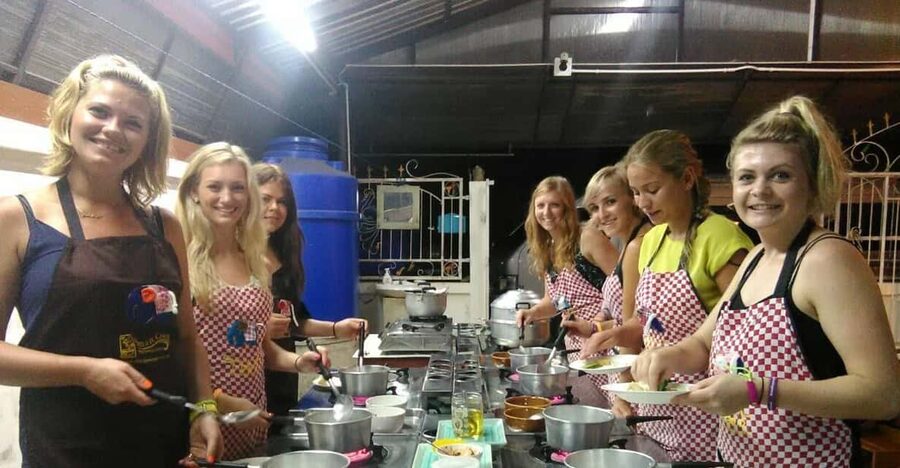 Krabi: Unveiling Thai Flavors by Night at Smart Cook School - Choosing five dishes from the Thai menu