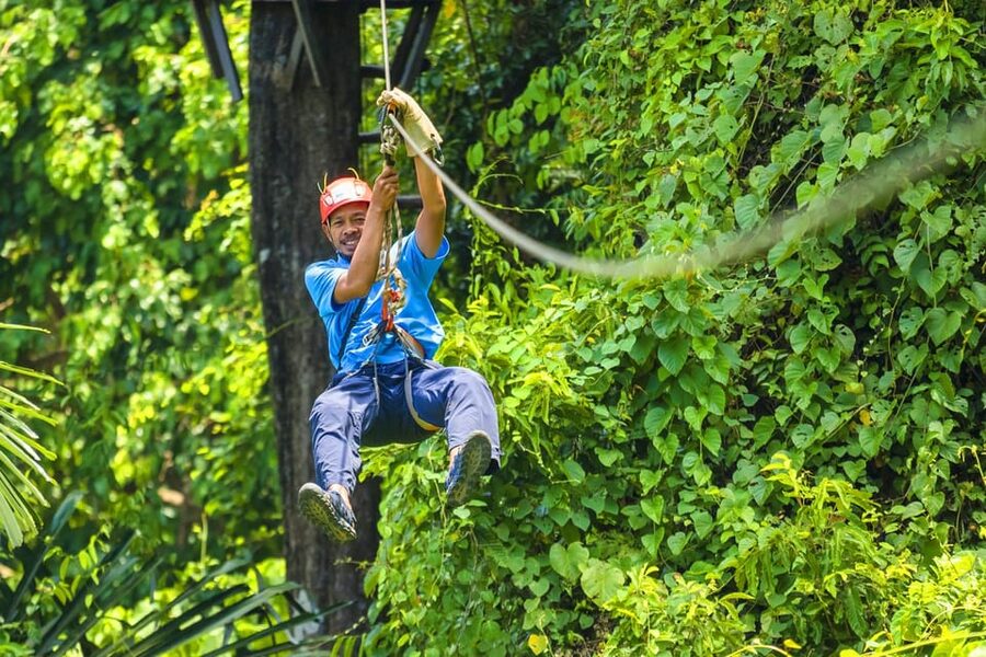 Krabi: Zipline, ATV & Top Rope Climbing Experience - Food, water, and the small comforts