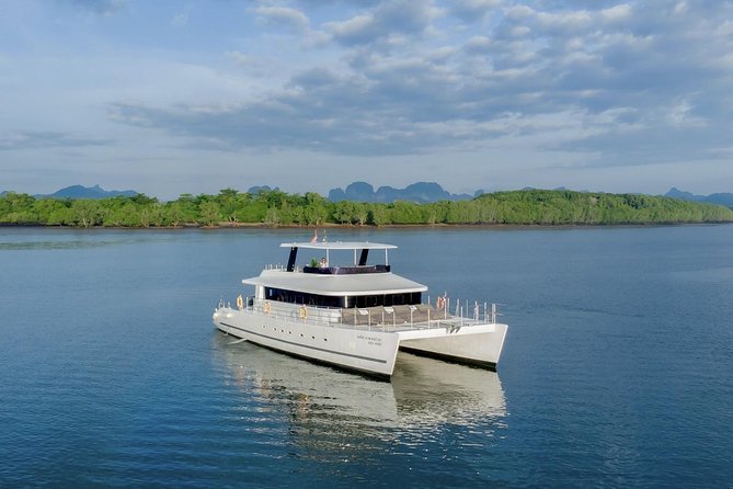 Luxury Sunset Cruise at Krabi's Coastlin with Power Catamaran - Phra Nang Cave Beach is the main water stop