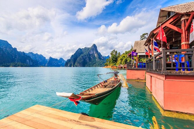 One Day Tour Khao Sok Cheow Lan Lake from Krabi - Ratchaprapha Pier and the first look at the lake