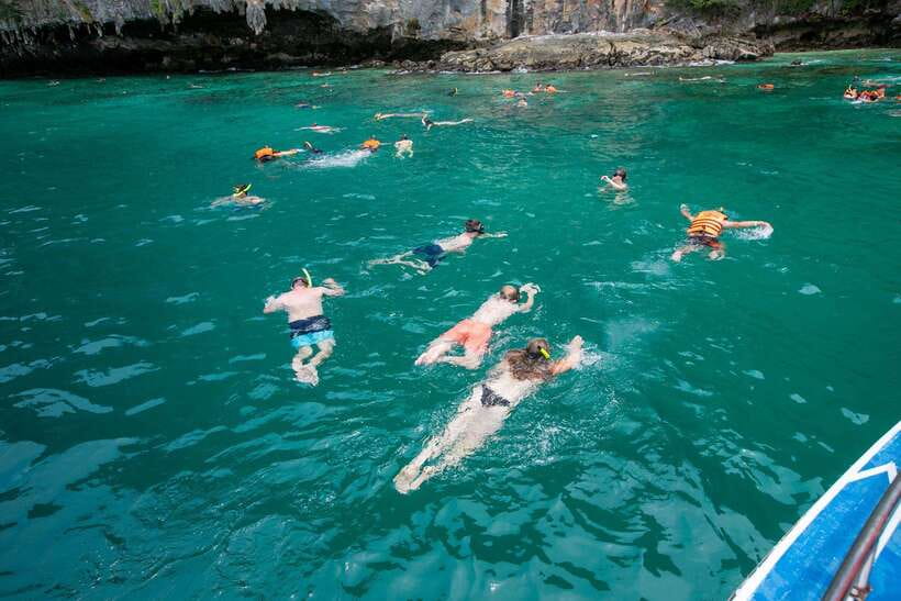 Phi Phi: 7 Islands longtail boat with Sunset and Plankton - Shark Point adds the tour’s most uncertain promise