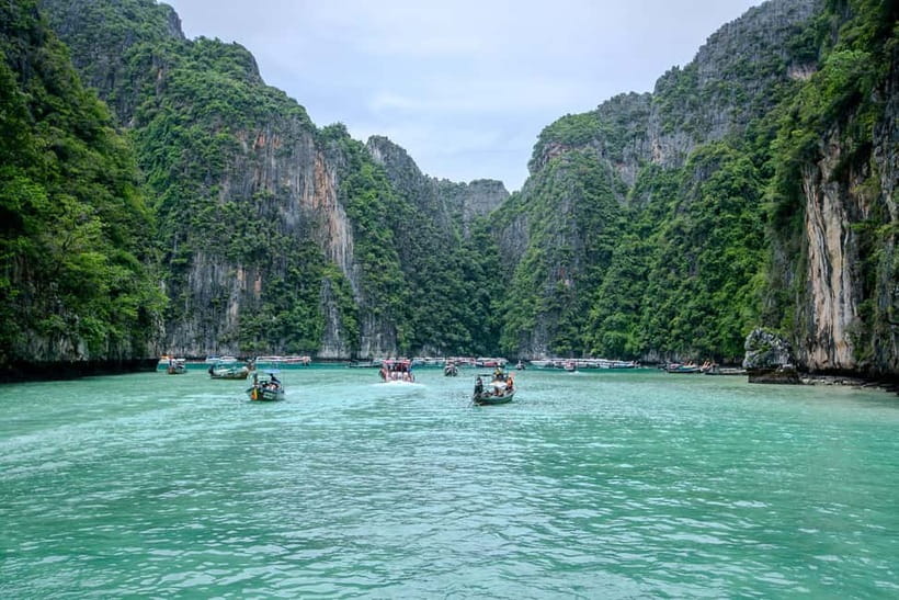 Phi Phi: Half Day Long Tail Boat to Maya Bay - Viking Cave is a 15-minute sighting
