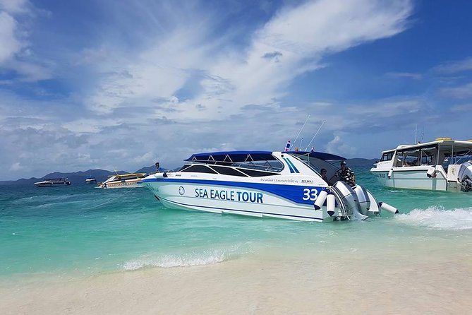 Phi Phi Island Speed Boat Adventure from Krabi - Loh Samah Bay and the approach to Maya Bay