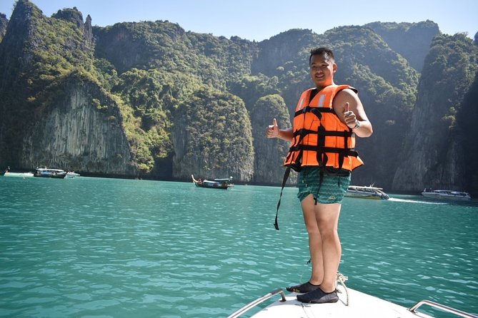 Phi Phi Islands and Maya Bay Tour by Speedboat from Krabi - Swimming at Pileh Bay