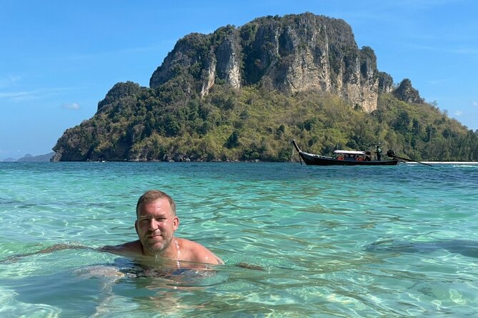 Private Half-Day Krabi Four Islands Tour with long-tail Boat - Chicken Island and its famous rock profile