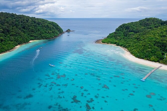 Private Longtail to Koh Rok from Koh Lanta with Lunch - Arriving at Koh Rok Nok and Koh Rok Nai