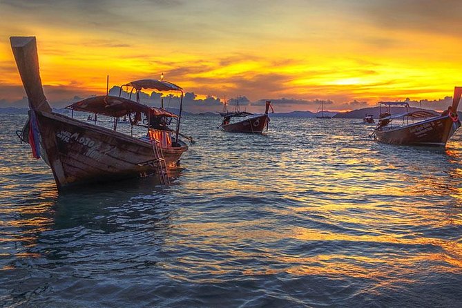 Snorkeling and Sunset to Krabi 7 Islands by Longtail Boat + Buffet BBQ Dinner - Poda Island: the classic beach stop