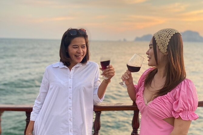 Sunset Culinary & Romance Cruise – Krabi - Ko Poda and the first island views