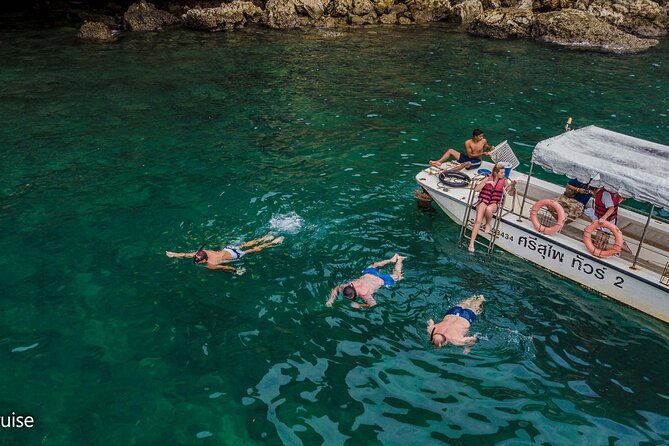 Sunset Dinner Cruise with night Swimming by Luxury Junk Boat - Tub Island, Chicken Island, and Pirate Beach