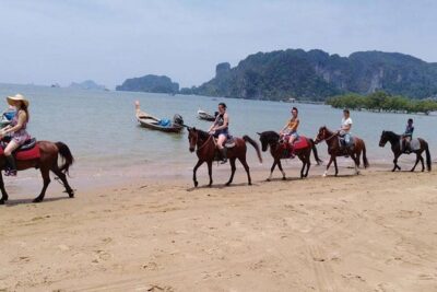 Sunset Horse Riding Tour at Ao Nam Mao Beach Krabi